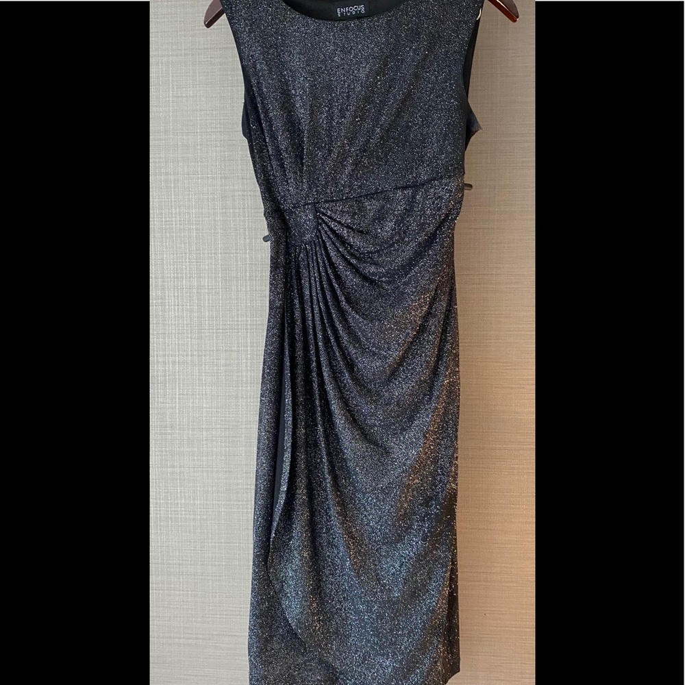 Black dress by Enfocus Studio size 6 like new.